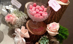 Dettaglio confettata su calici e tronchi!