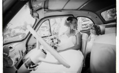 L’arrivo della sposa.