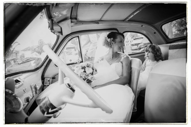 L’arrivo della sposa.