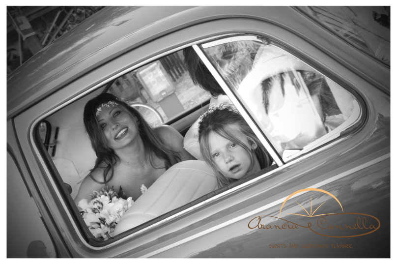 L’arrivo della sposa!