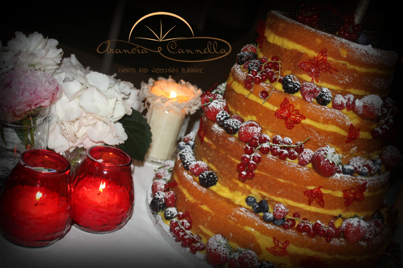 Torta di compleanno della sposa.