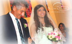 L’arrivo della sposa..incantevole!