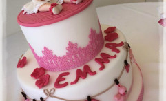 Una torta speciale per il battesimo di Emma.