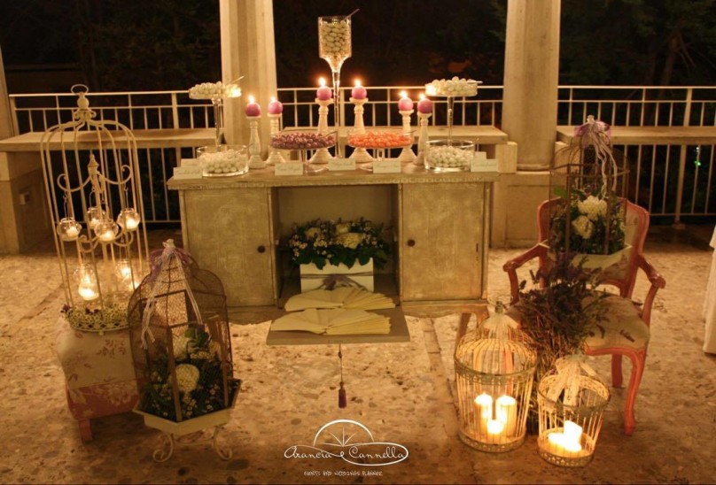 Confettata in stile shabby